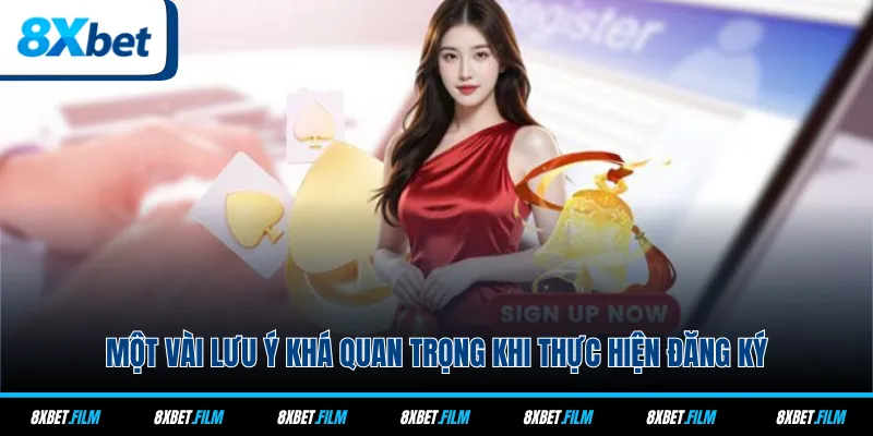 Một vài lưu ý khá quan trọng khi thực hiện đăng ký