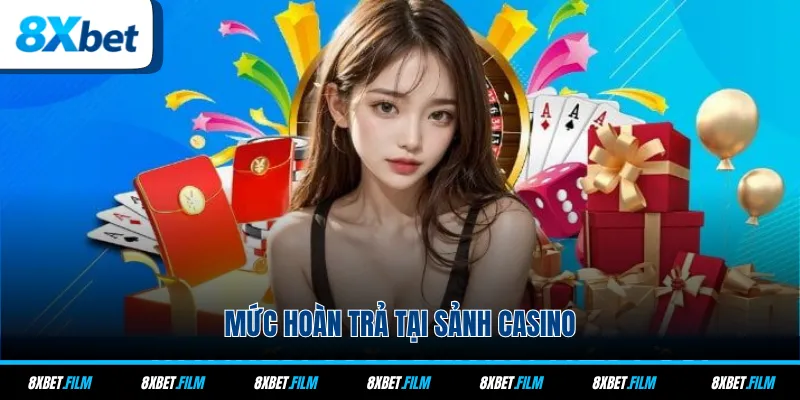 Mức hoàn trả tại sảnh Casino