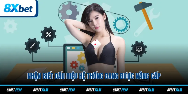 Nhận biết dấu hiệu hệ thống đang được nâng cấp