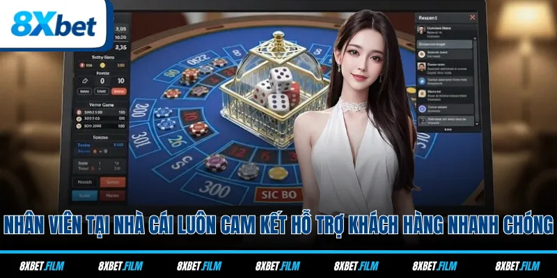 Nhân viên tại nhà cái luôn cam kết hỗ trợ khách hàng nhanh chóng